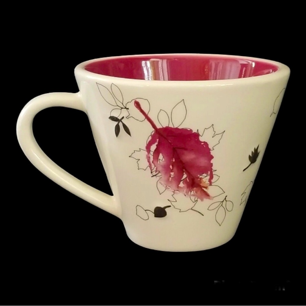 2007 Starbucks Coffee Mug with Red Leaf
